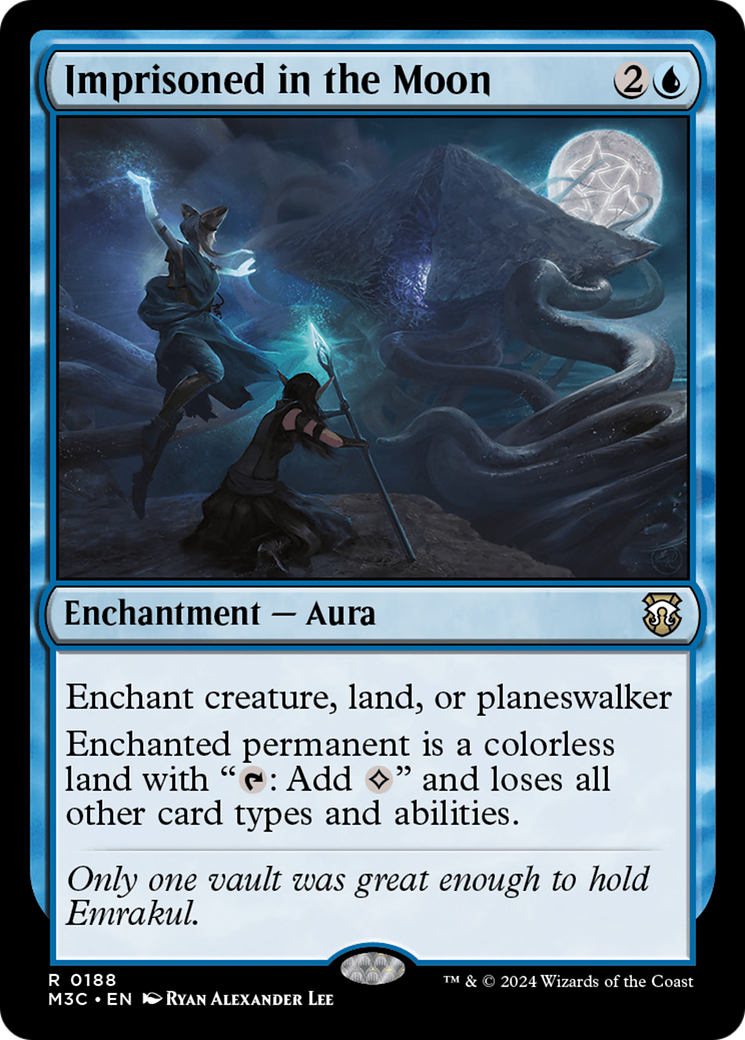 Imprisoned in the Moon (Ripple Foil) [Modern Horizons 3 Commander] | Cracking-Singles