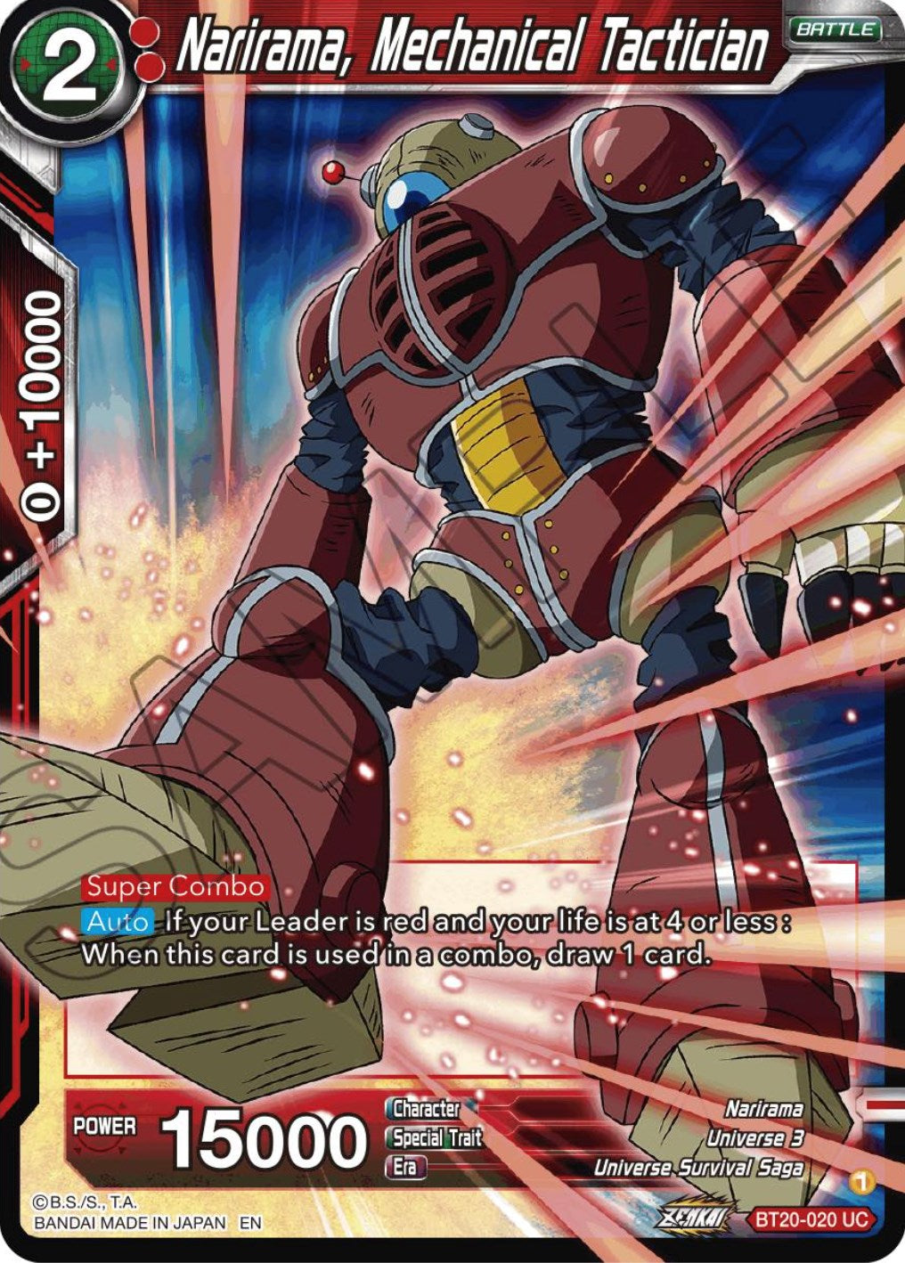 Narirama, Mechanical Tactician (BT20-020) [Power Absorbed] | Cracking-Singles