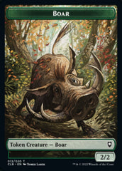 Treasure // Boar Double-Sided Token [Commander Legends: Battle for Baldur's Gate Tokens] | Cracking-Singles