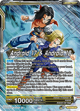 Android 17 & Android 18 // Android 17 & Android 18, Harbingers of Calamity (Uncommon) (BT13-092) [Supreme Rivalry] | Cracking-Singles