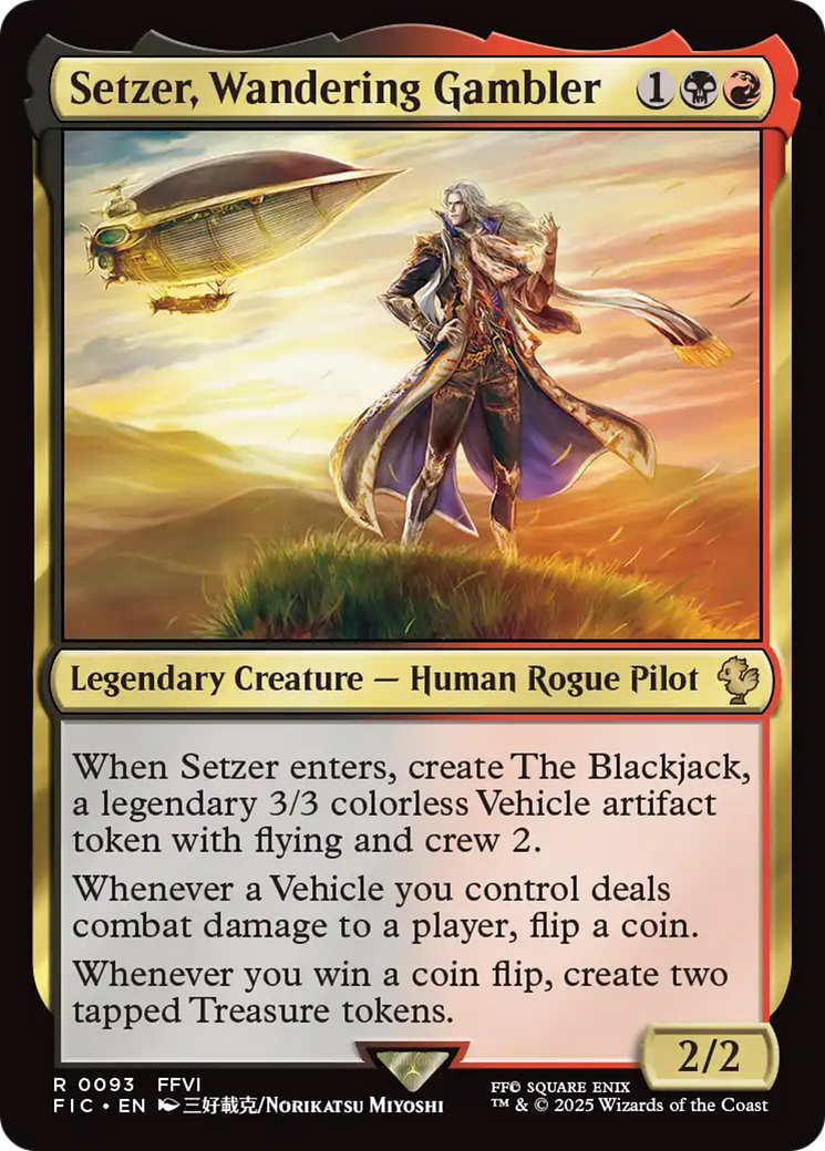Setzer, Wandering Gambler [FINAL FANTASY Commander] | Cracking-Singles
