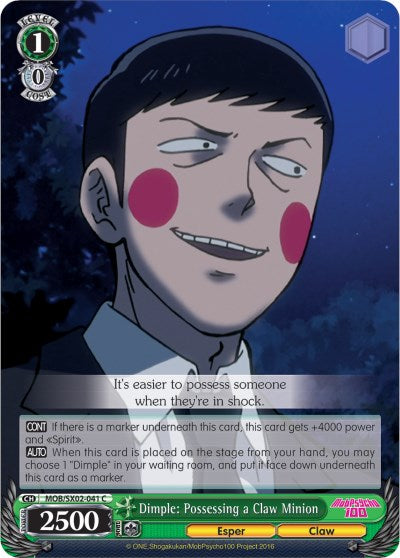 Dimple: Possessing a Claw Minion (MOB/SX02-041 C) [Mob Psycho 100] | Cracking-Singles