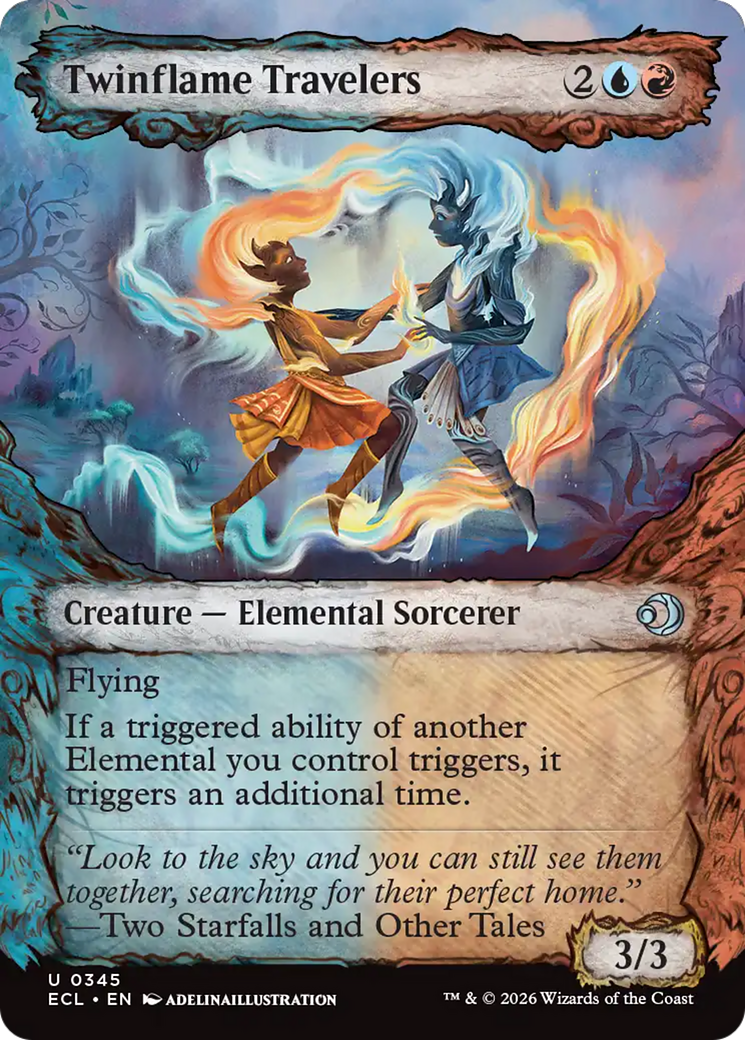 Twinflame Travelers (Showcase) [Lorwyn Eclipsed] | Cracking-Singles