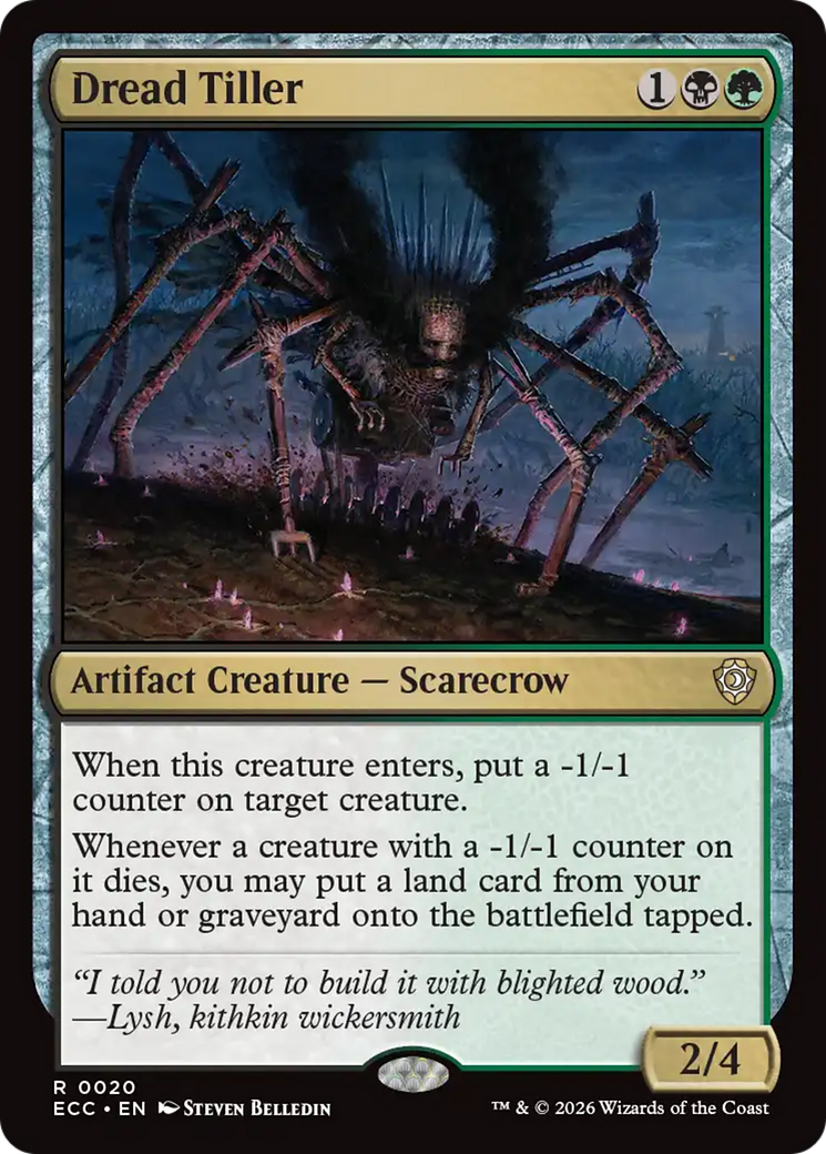 Dread Tiller [Lorwyn Eclipsed Commander] | Cracking-Singles