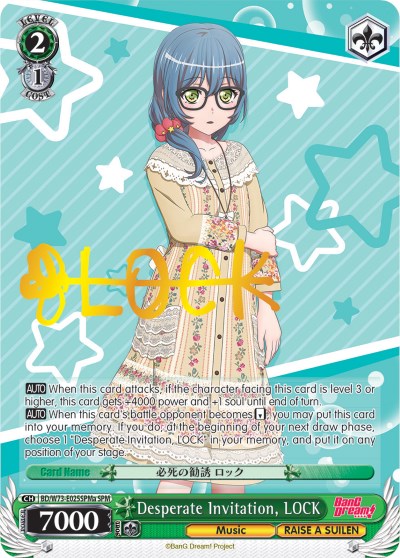 Desperate Invitation, LOCK (BD/W73-E025SPMa SPM) [BanG Dream! Vol.2] | Cracking-Singles