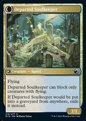Devoted Grafkeeper // Departed Soulkeeper [Innistrad: Midnight Hunt] | Cracking-Singles