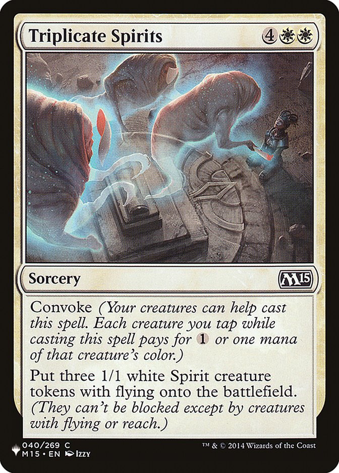 Triplicate Spirits [The List] | Cracking-Singles