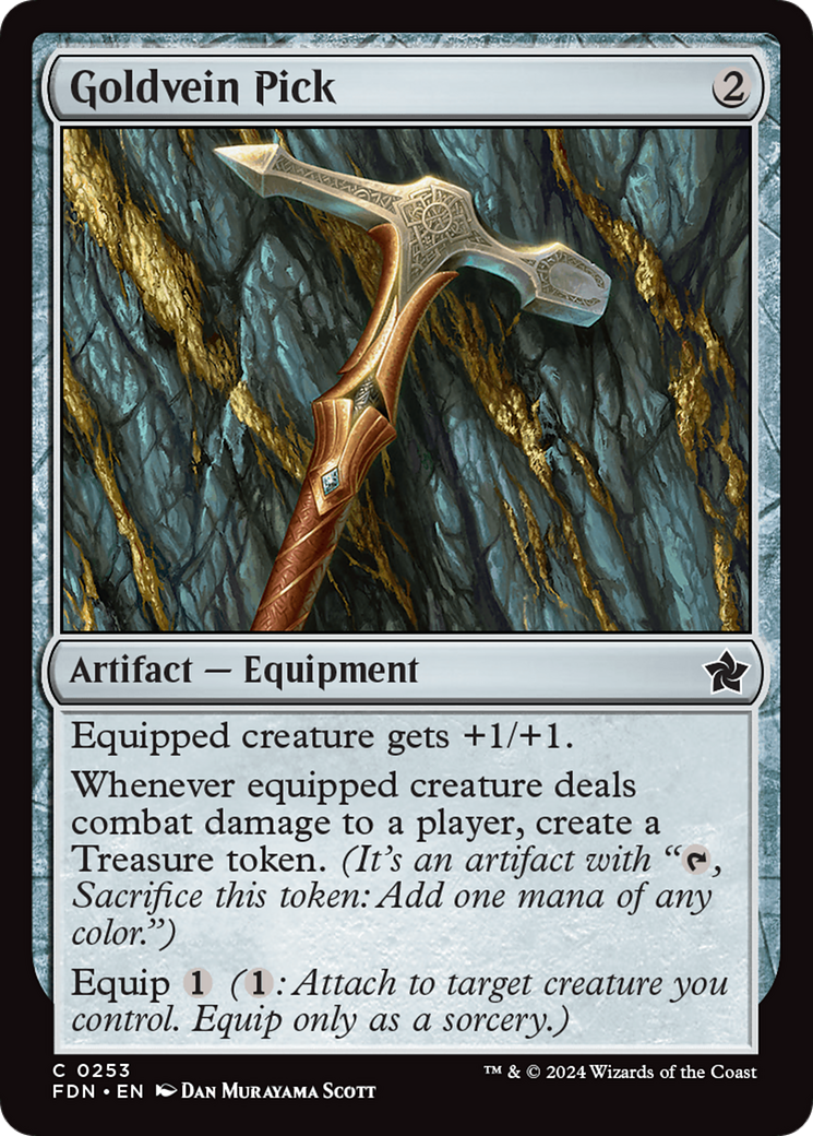 Goldvein Pick [Foundations] | Cracking-Singles