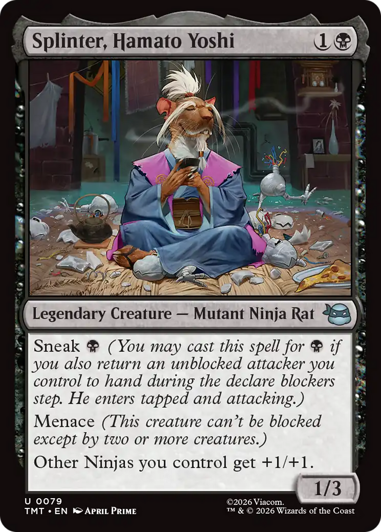 Splinter, Hamato Yoshi [Teenage Mutant Ninja Turtles] | Cracking-Singles