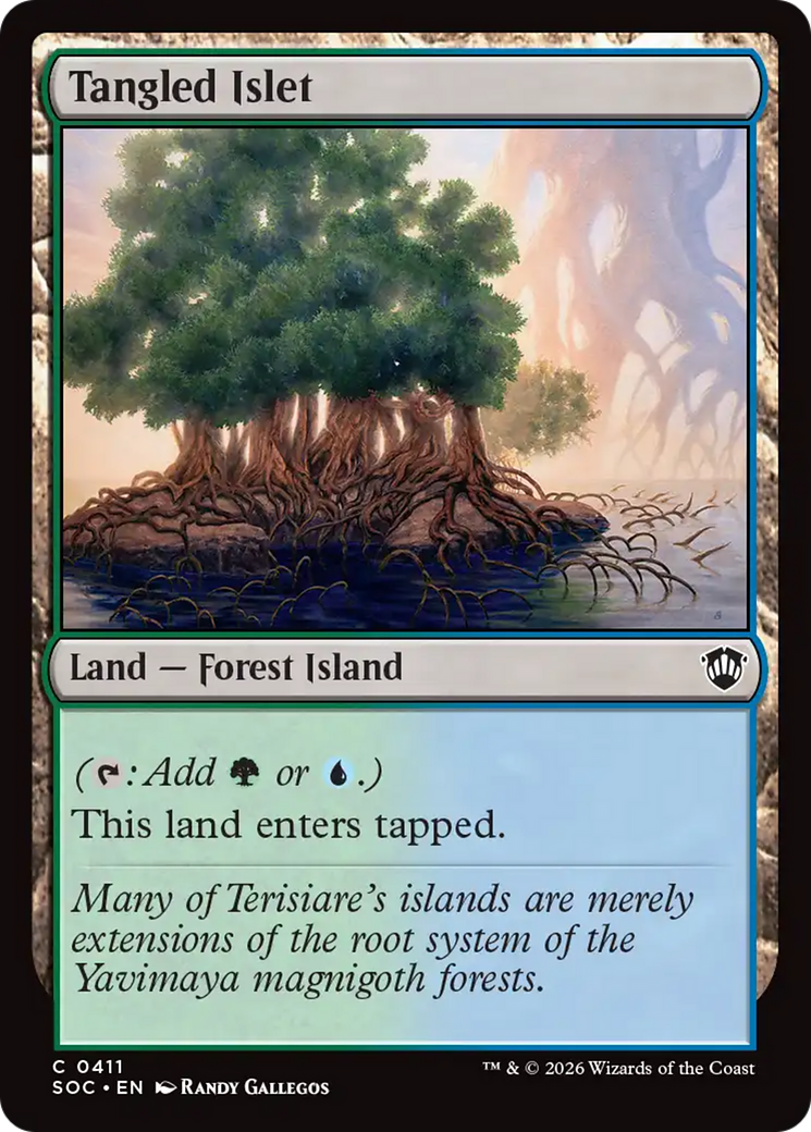 Tangled Islet [Secrets of Strixhaven Commander] | Cracking-Singles