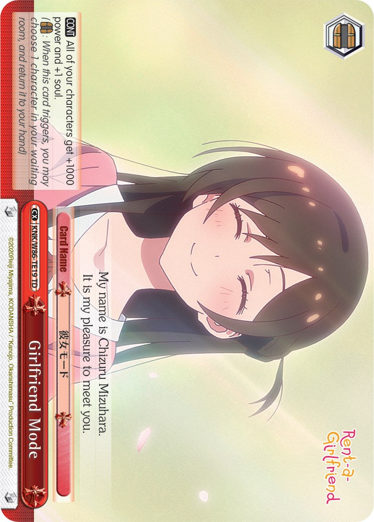Girlfriend Mode (KNK/W86-TE19 TD) [Rent-A-Girlfriend] | Cracking-Singles
