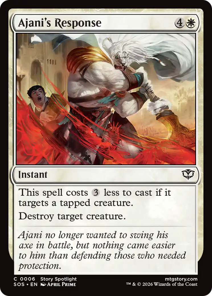 Ajani's Response [Secrets of Strixhaven] | Cracking-Singles