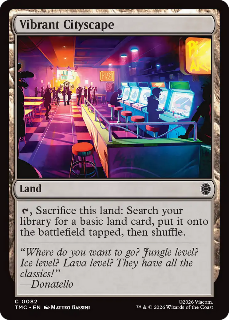 Vibrant Cityscape [Teenage Mutant Ninja Turtles Commander] | Cracking-Singles