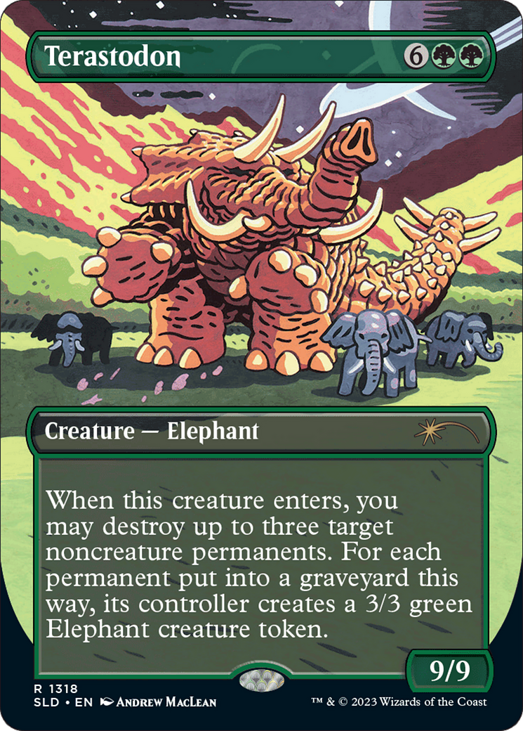Terastodon (Rainbow Foil) [Secret Lair Drop Series] | Cracking-Singles