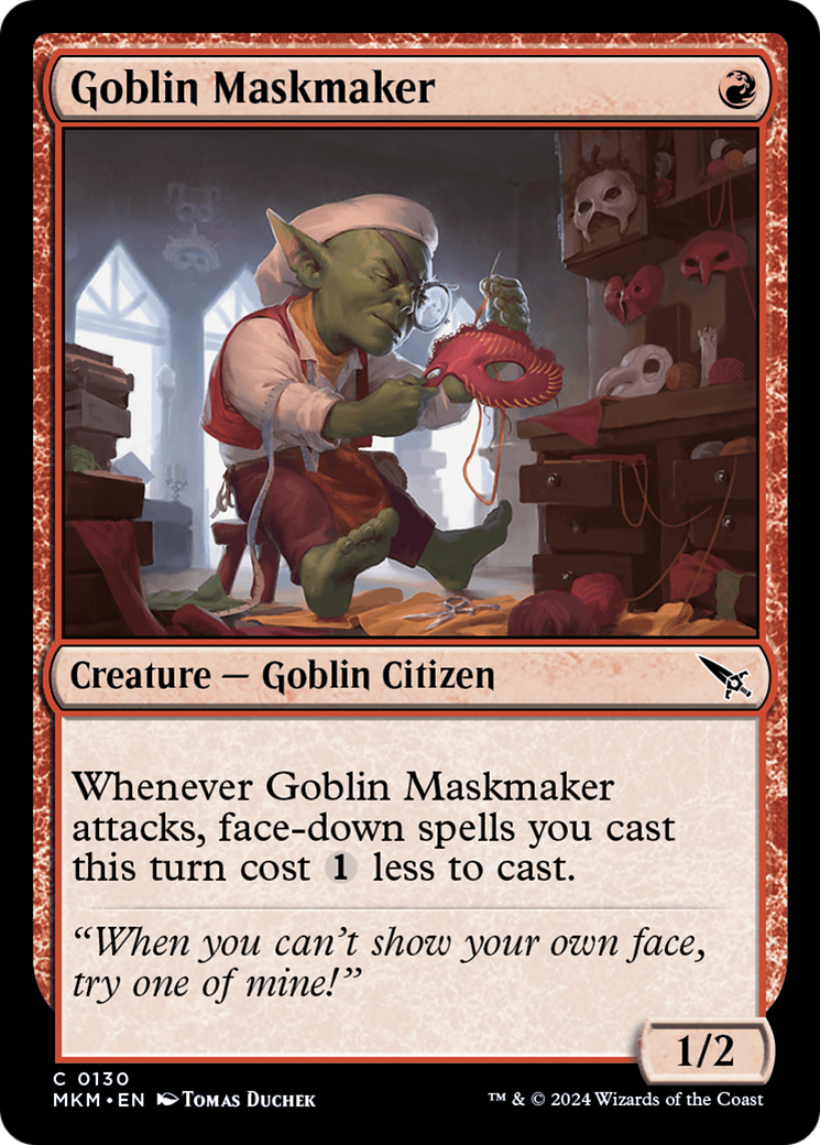 Goblin Maskmaker [Murders at Karlov Manor] | Cracking-Singles