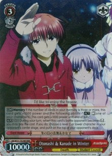 Otonashi & Kanade in Winter (AB/W31-TE24R RRR) [Angel Beats! Re:Edit] | Cracking-Singles