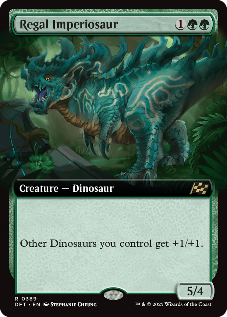 Regal Imperiosaur (Extended Art) [Aetherdrift] | Cracking-Singles