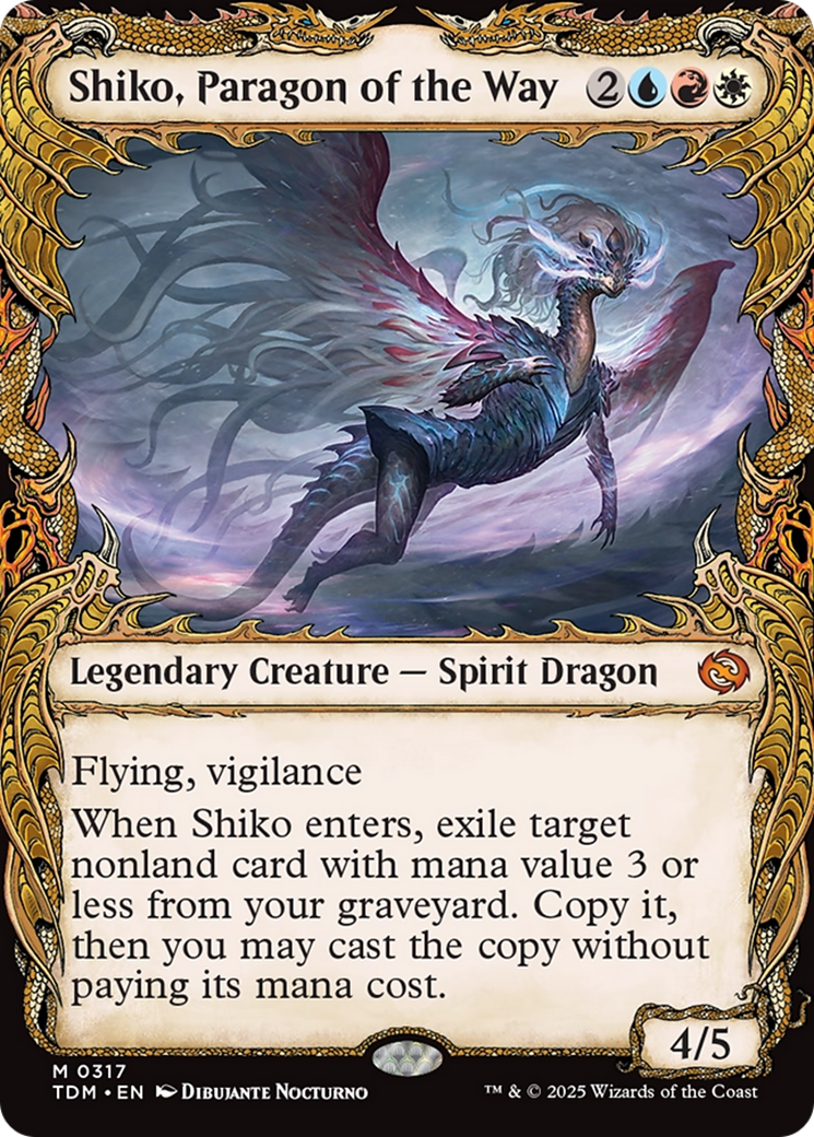 Shiko, Paragon of the Way (Showcase) [Tarkir: Dragonstorm] | Cracking-Singles