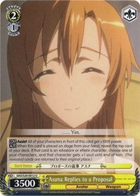 Asuna Replies to a Proposal (SAO/S20-E012 U) [Sword Art Online] | Cracking-Singles