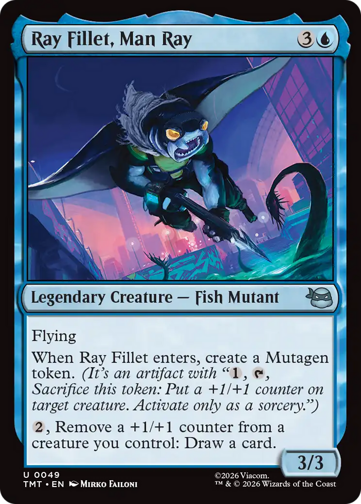 Ray Fillet, Man Ray [Teenage Mutant Ninja Turtles] | Cracking-Singles