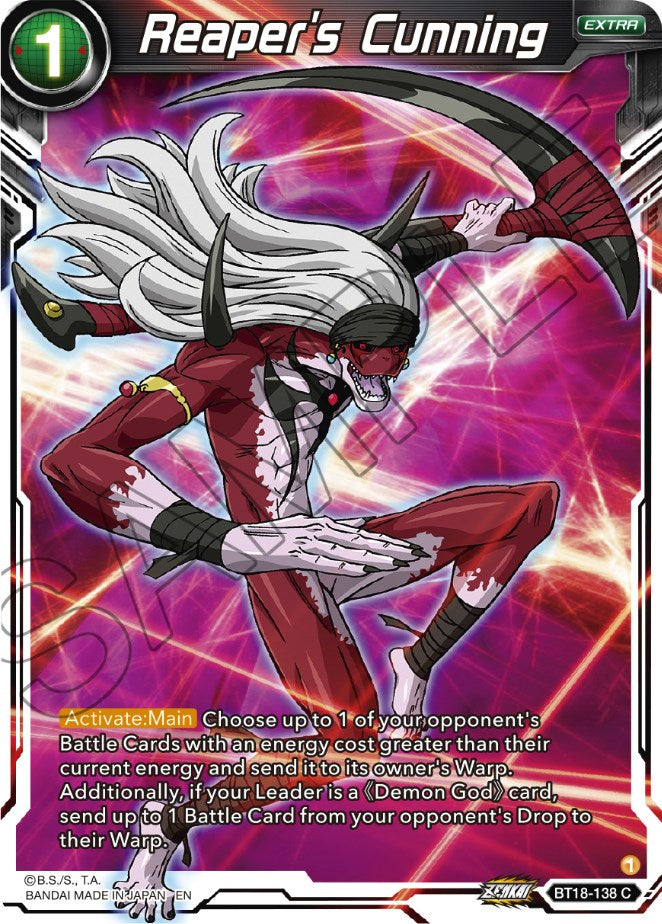 Reaper's Cunning (BT18-138) [Dawn of the Z-Legends] | Cracking-Singles