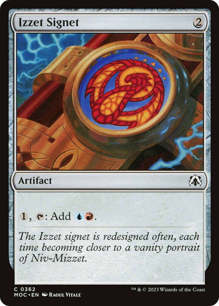 Izzet Signet [March of the Machine Commander] | Cracking-Singles