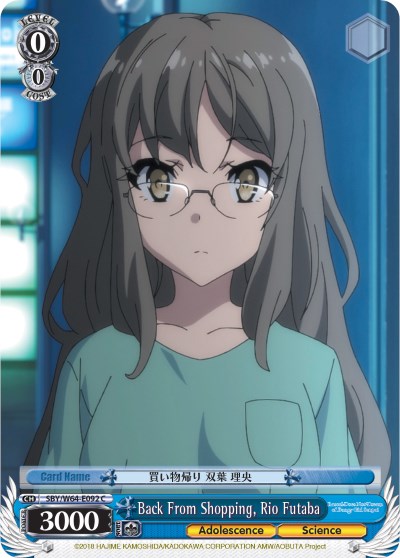 Back From Shopping, Rio Futaba (SBY/W64-E092 C) [Rascal Does Not Dream of Bunny Girl Senpai] | Cracking-Singles
