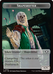 Shapeshifter // Golem (0013) Double-Sided Token [Edge of Eternities Commander Tokens] | Cracking-Singles
