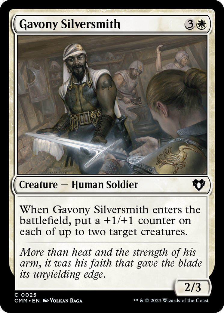 Gavony Silversmith [Commander Masters] | Cracking-Singles