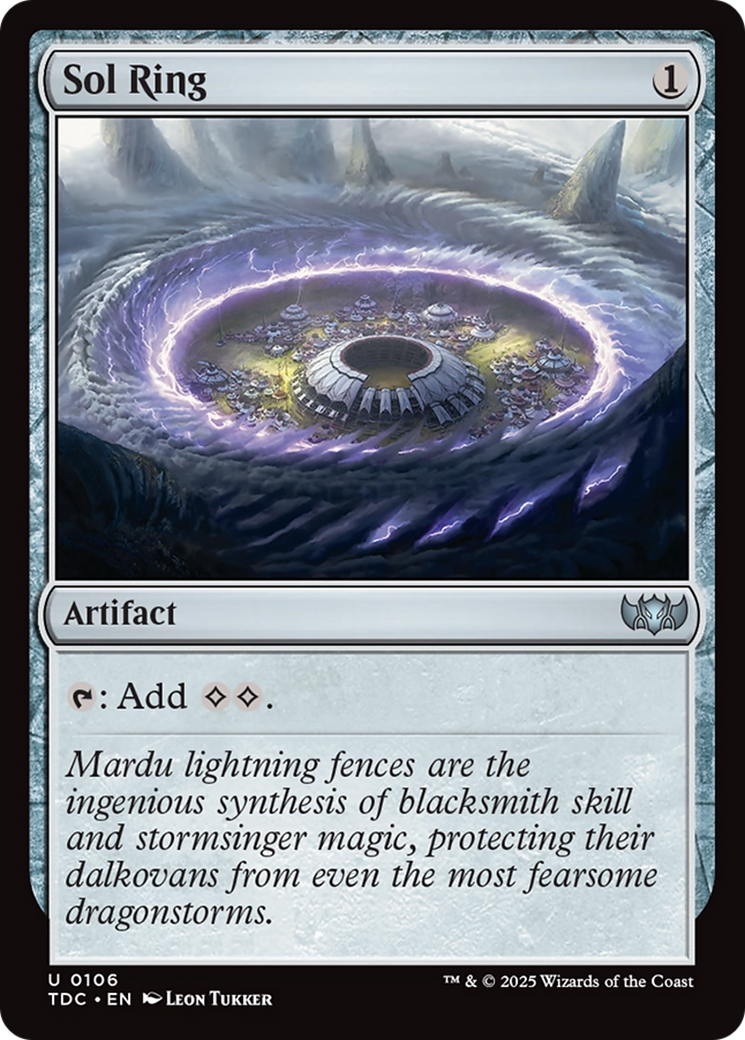 Sol Ring [Tarkir: Dragonstorm Commander] | Cracking-Singles