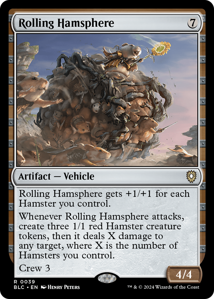 Rolling Hamsphere [Bloomburrow Commander] | Cracking-Singles