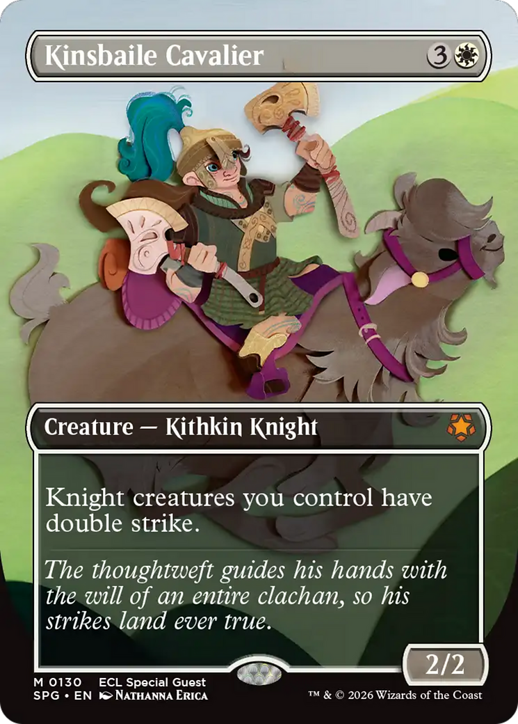 Kinsbaile Cavalier (Borderless) [Lorwyn Eclipsed Special Guests] | Cracking-Singles