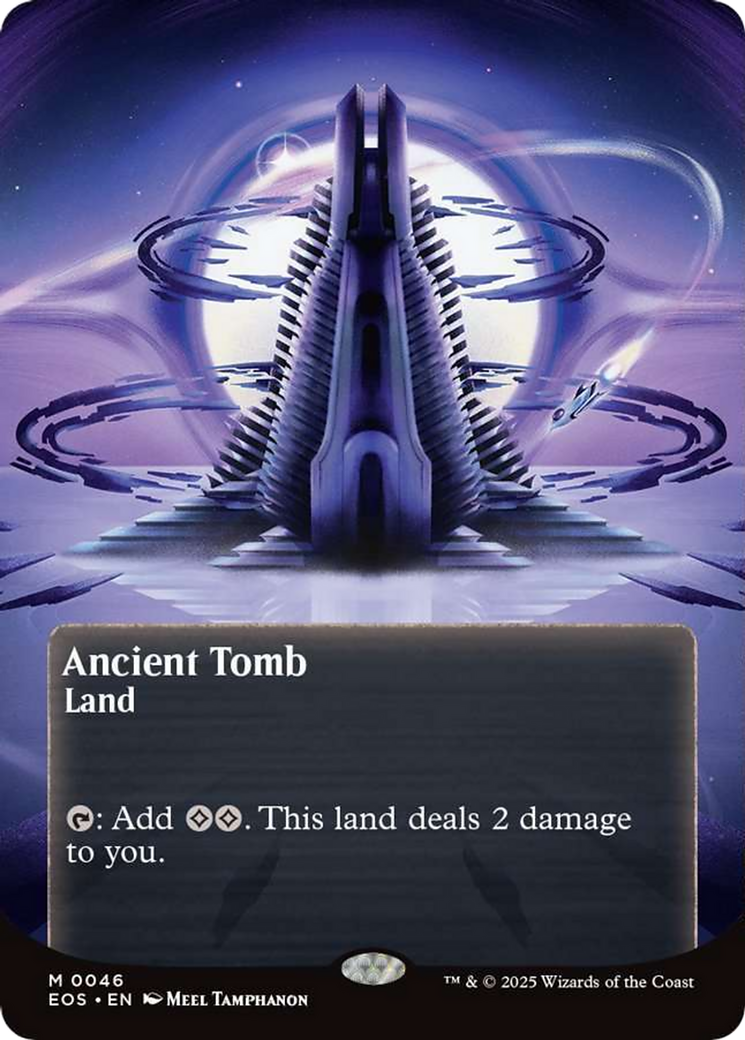 Ancient Tomb (0046) (Borderless) [Edge of Eternities: Stellar Sights] | Cracking-Singles