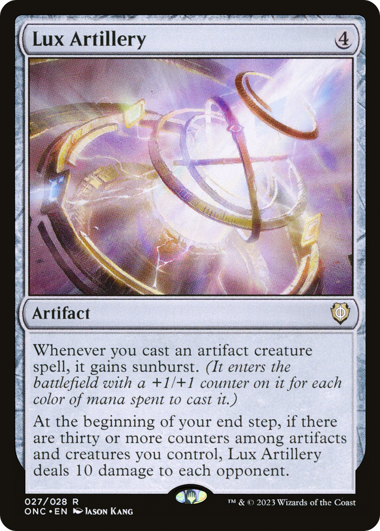 Lux Artillery [Phyrexia: All Will Be One Commander] | Cracking-Singles