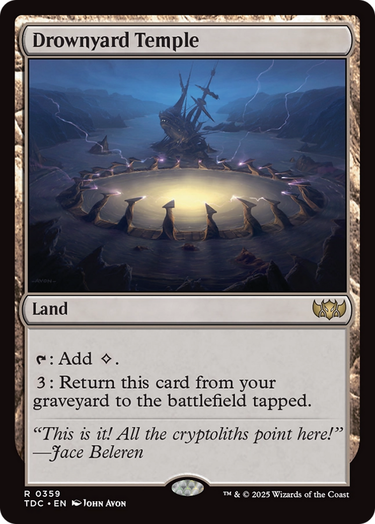 Drownyard Temple [Tarkir: Dragonstorm Commander] | Cracking-Singles
