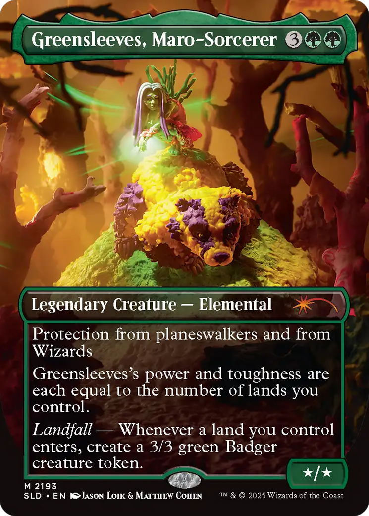 Greensleeves, Maro-Sorcerer (Rainbow Foil) [Secret Lair Drop Series] | Cracking-Singles