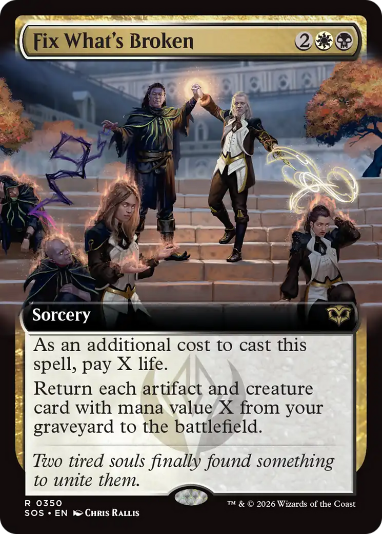 Fix What's Broken (Extended Art) [Secrets of Strixhaven] | Cracking-Singles