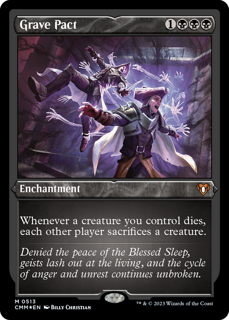 Grave Pact (Foil Etched) [Commander Masters] | Cracking-Singles