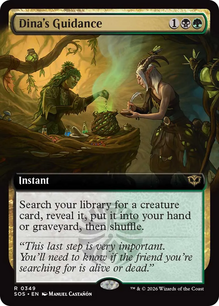 Dina's Guidance (Extended Art) [Secrets of Strixhaven] | Cracking-Singles