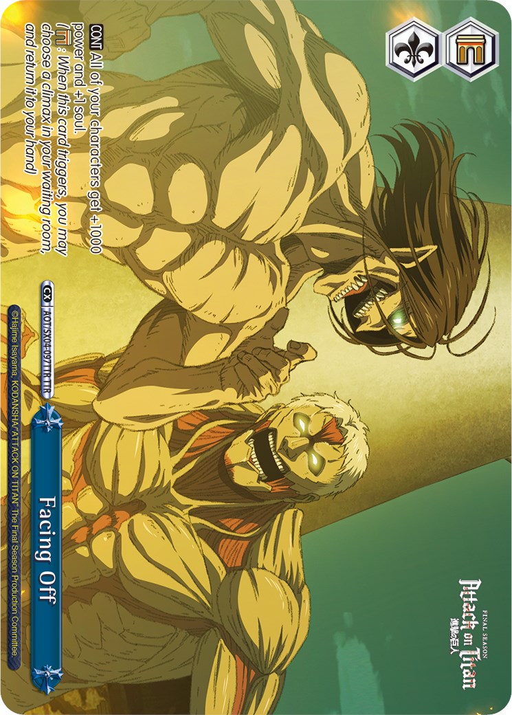 Facing Off (Foil) [Attack On Titan: Final Season] | Cracking-Singles