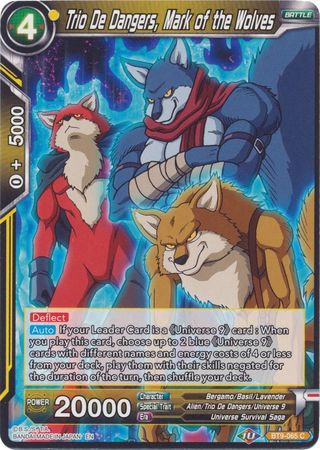 Trio De Dangers, Mark of the Wolves (Reprint) (BT9-065) [Battle Evolution Booster] | Cracking-Singles
