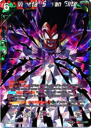 Vegeta, Saiyan Elite (BT7-114) [Assault of the Saiyans] | Cracking-Singles