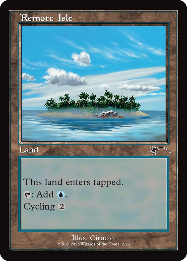 Remote Isle (Retro Frame) [Secret Lair Drop Series] | Cracking-Singles