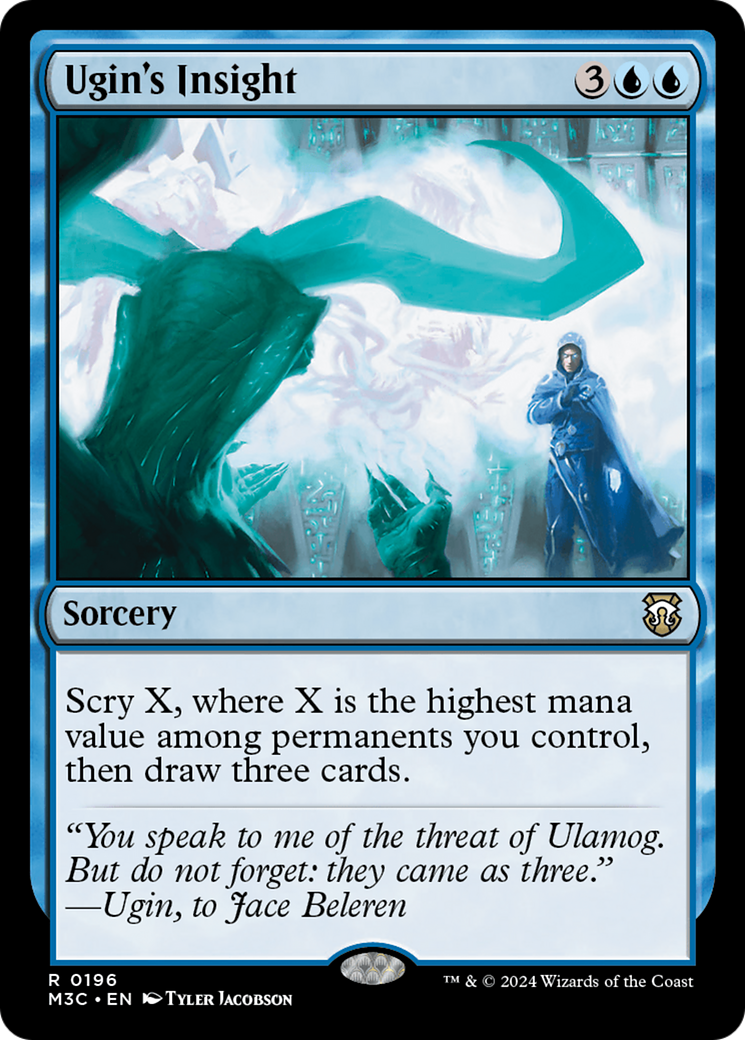 Ugin's Insight (Ripple Foil) [Modern Horizons 3 Commander] | Cracking-Singles