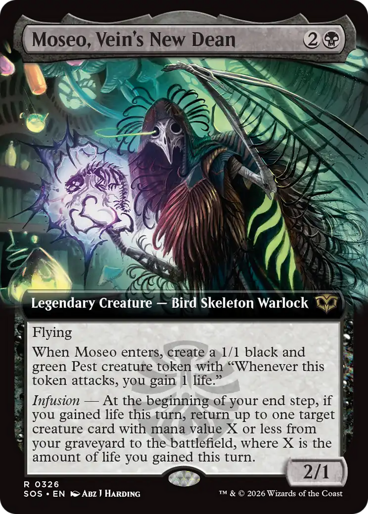 Moseo, Vein's New Dean (Extended Art) [Secrets of Strixhaven] | Cracking-Singles