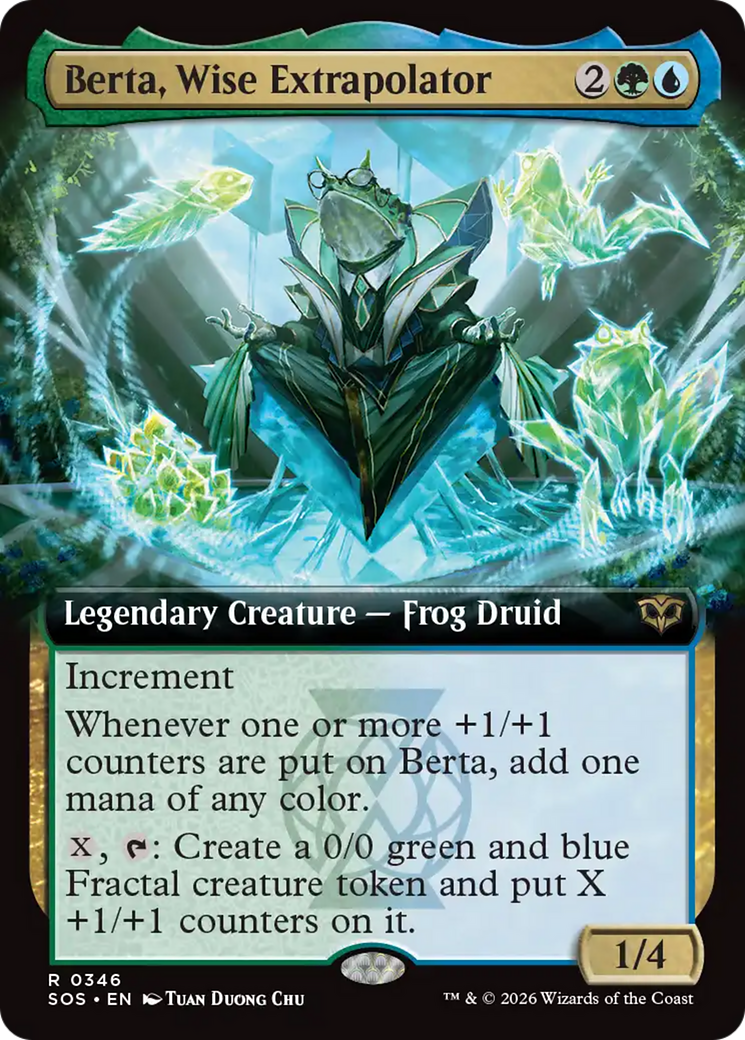 Berta, Wise Extrapolator (Extended Art) [Secrets of Strixhaven] | Cracking-Singles