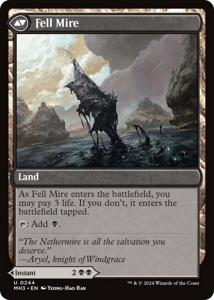Fell the Profane // Fell Mire [Modern Horizons 3] | Cracking-Singles