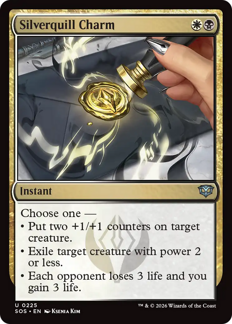 Silverquill Charm [Secrets of Strixhaven] | Cracking-Singles