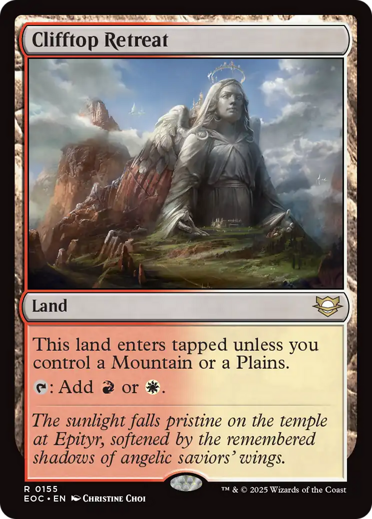Clifftop Retreat [Edge of Eternities Commander] | Cracking-Singles