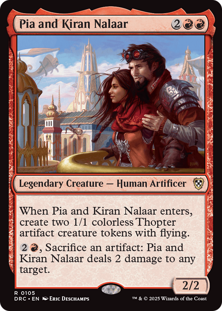 Pia and Kiran Nalaar [Aetherdrift Commander] | Cracking-Singles